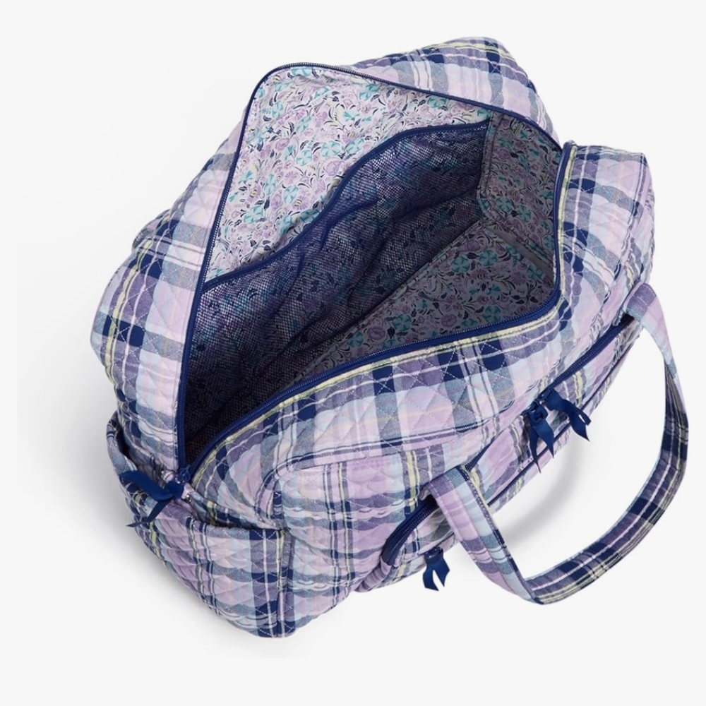 Vera Bradley - Weekender Duffel Bag - Amethyst Plaid